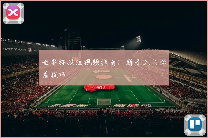 世界杯投注视频指南：新手入门必看技巧